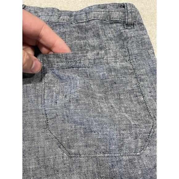 Patagonia Island Hemp/Org Cotton Shorts Drawstring & Pocket Gray Women’s Size 4 - Picture 6 of 10